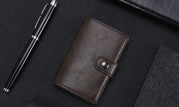 Kreditkarten Etui mocca