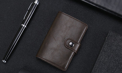 Kreditkarten Etui mocca