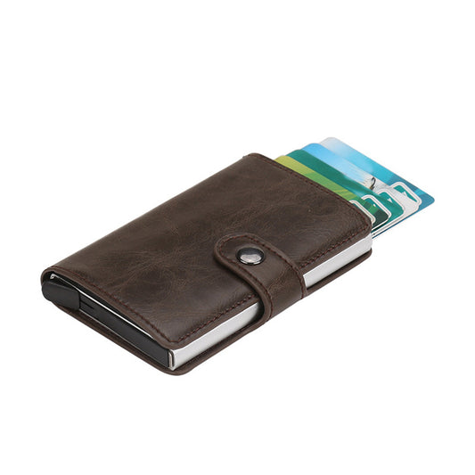 Kreditkarten Etui mocca