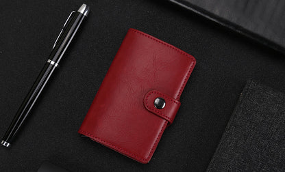 Kreditkarten Etui red