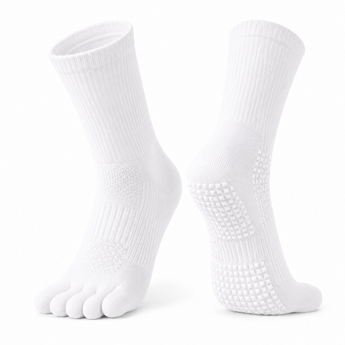 Zehensocken weiss