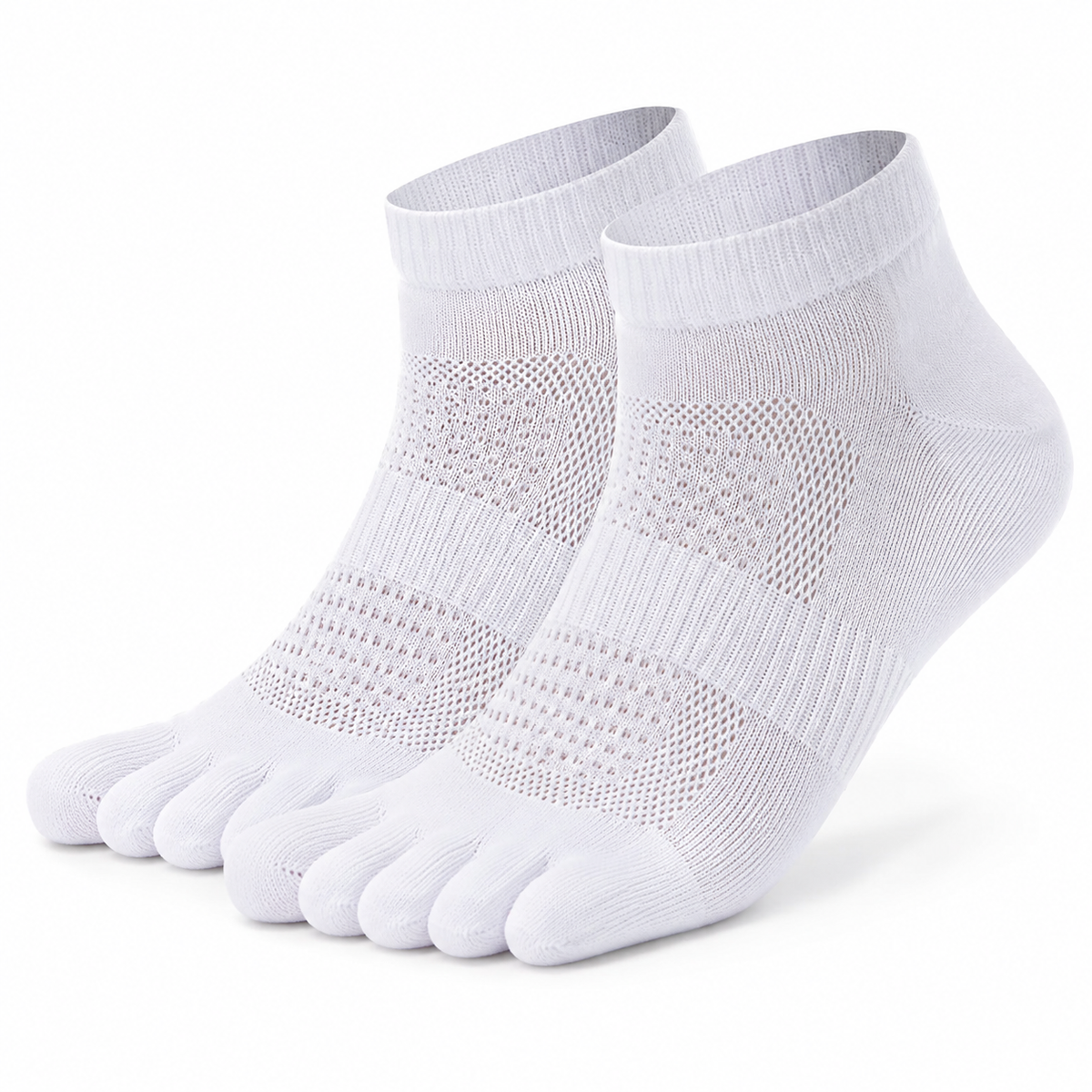 Zehensocken weiss