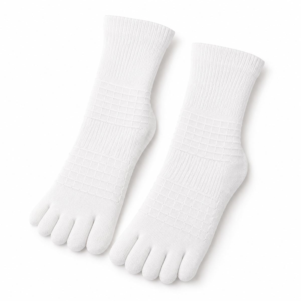 Zehensocken weiss