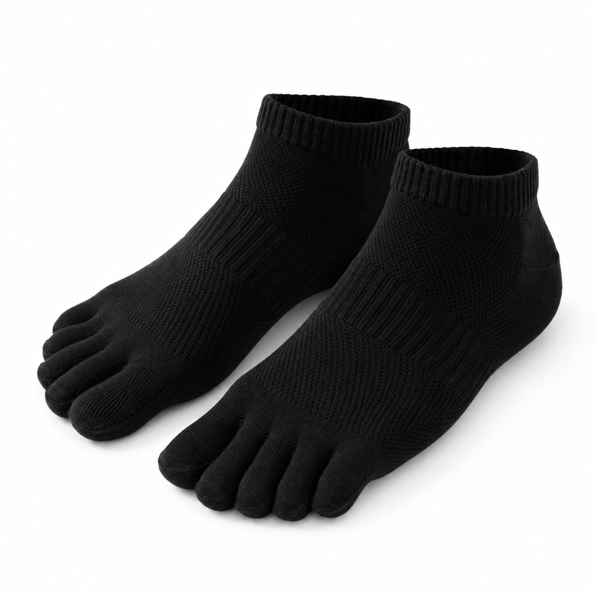 Zehensocken schwarz kurz