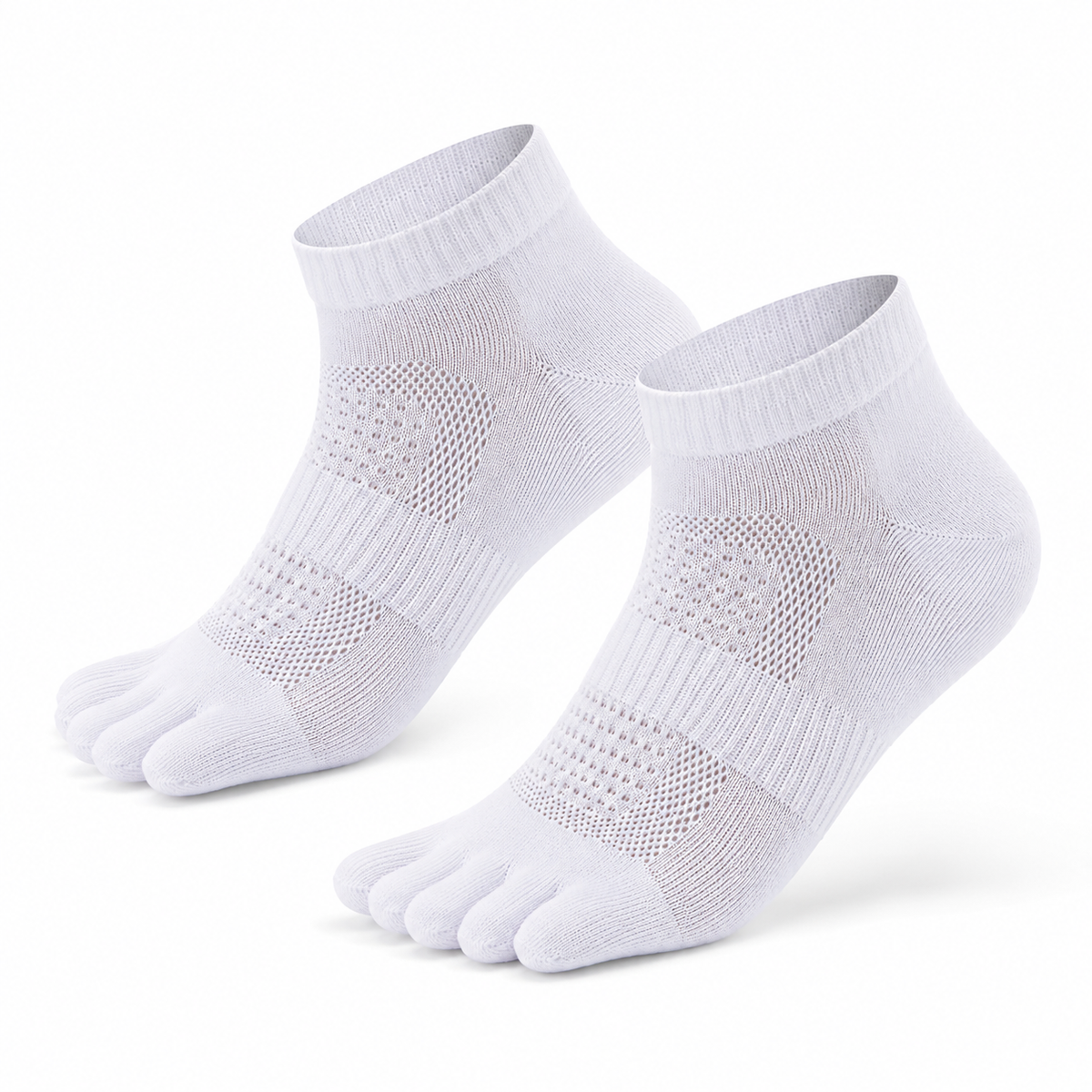 Zehensocken weiss