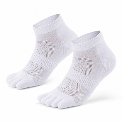 Zehensocken weiss
