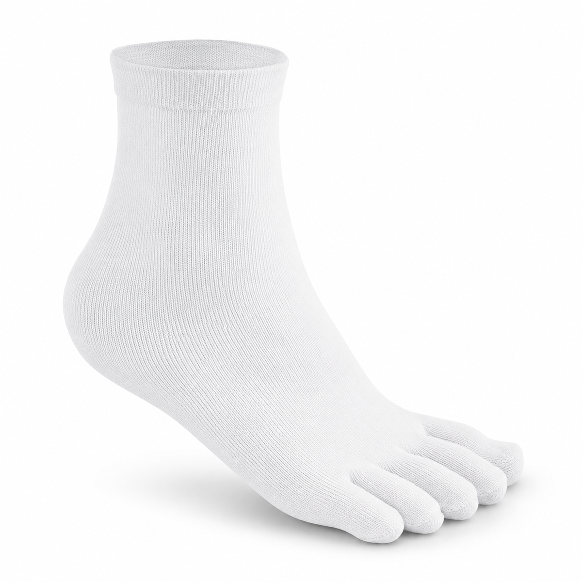Zehensocken weiss