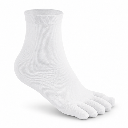 Zehensocken weiss
