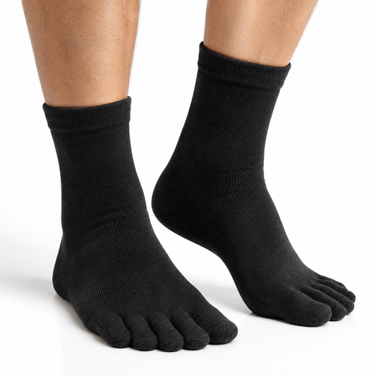 Zehensocken schwarz