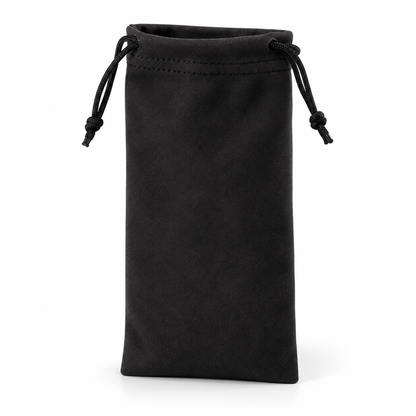 Bolsa de microfibra para gafas de sol gris