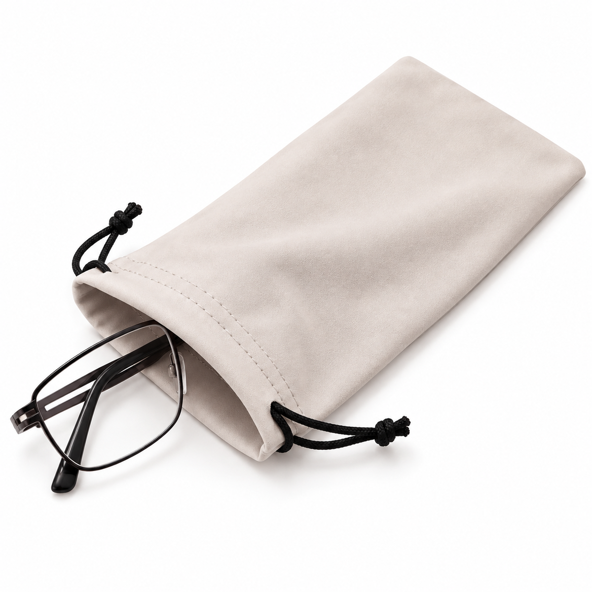 Microfiber bag sunglasses gray