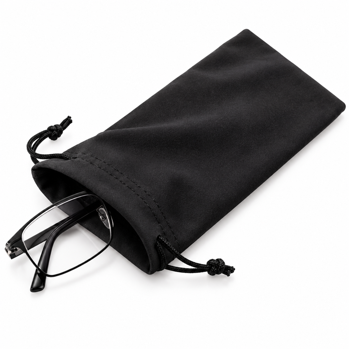Bolsa de microfibra para gafas de sol gris
