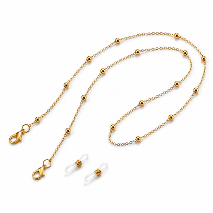Brillenkette gold
