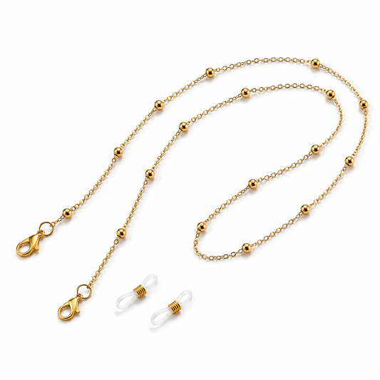 Brillenkette gold