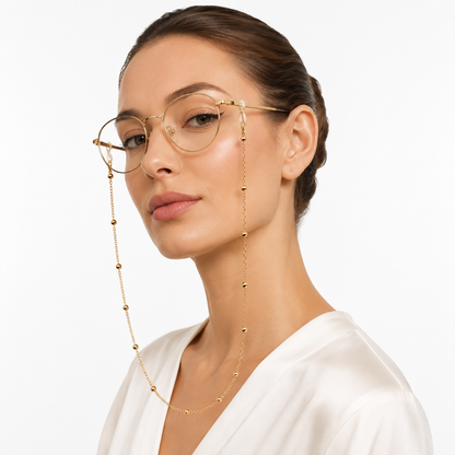 Brillenkette gold