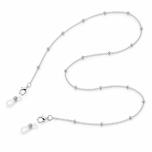 Brillenkette silber