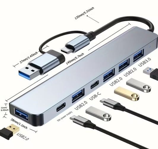 7-in-1 USB-C Multiport Adapter - Hub