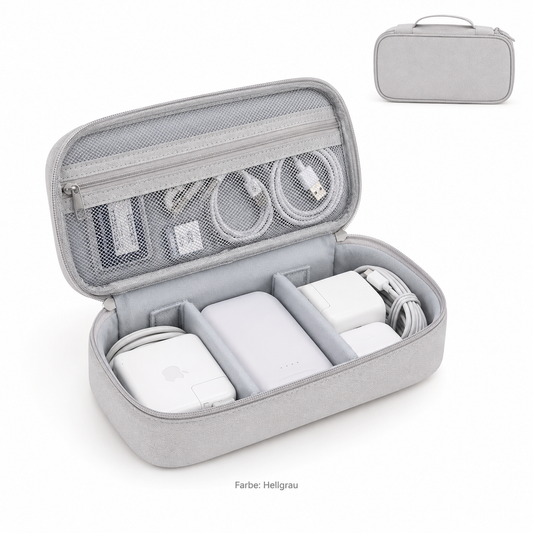 Kabel Organizer Etui grau