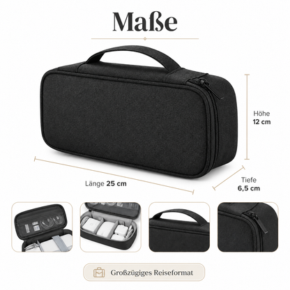 Kabel Organizer Etui schwarz