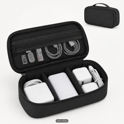 Kabel Organizer Etui schwarz