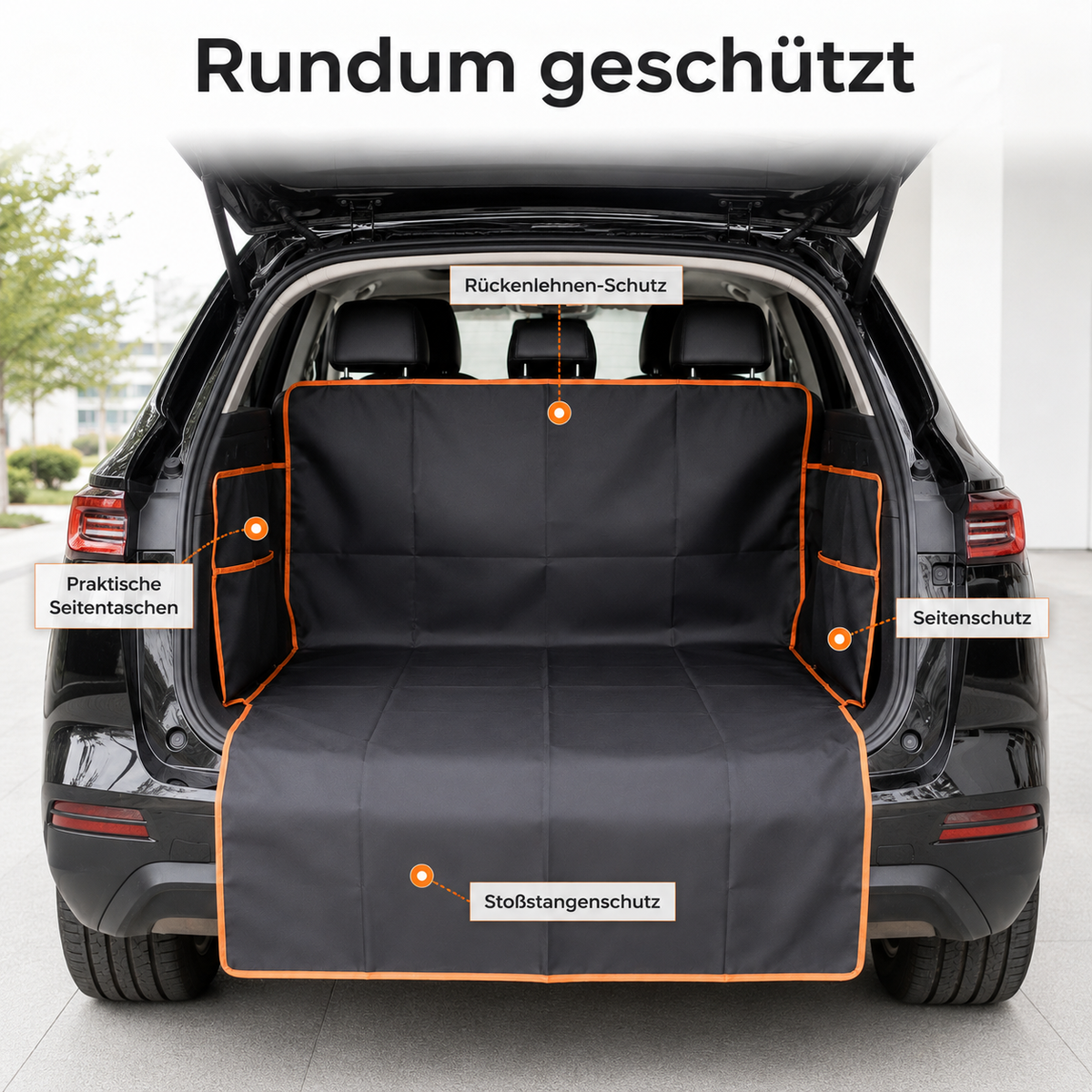 Kofferraumschutz für Hunde