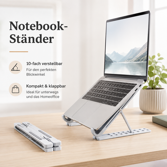 Tablett und Laptop-Ständer weiss