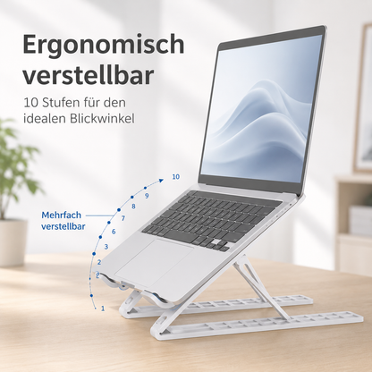 Tablett und Laptop-Ständer weiss