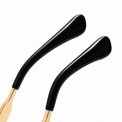 Sonnenbrille Retro Gold/Braun