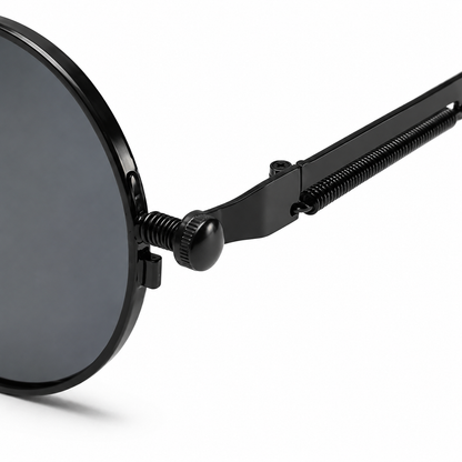 Sonnenbrille Retro Schwarz