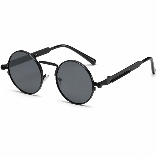 Sonnenbrille Retro Schwarz