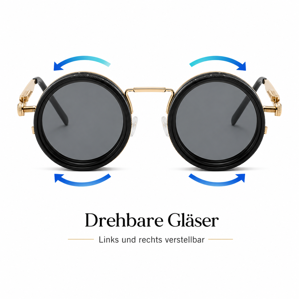 Sonnenbrille Retro mit Tönungseinstellung