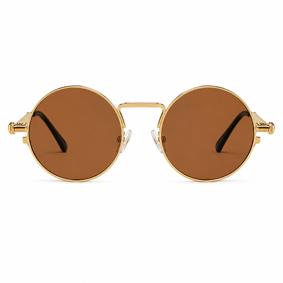 Sonnenbrille Retro Gold/Braun