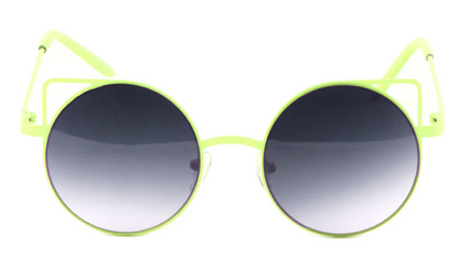 Gafas de sol retro de neón