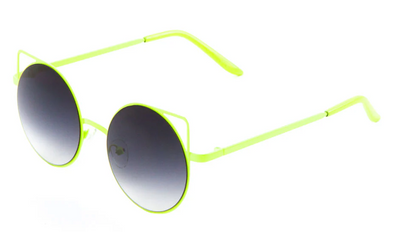 Gafas de sol retro de neón