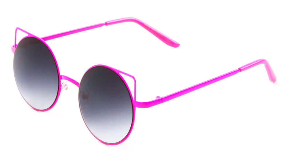 Gafas de sol retro de neón