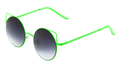 Gafas de sol retro de neón