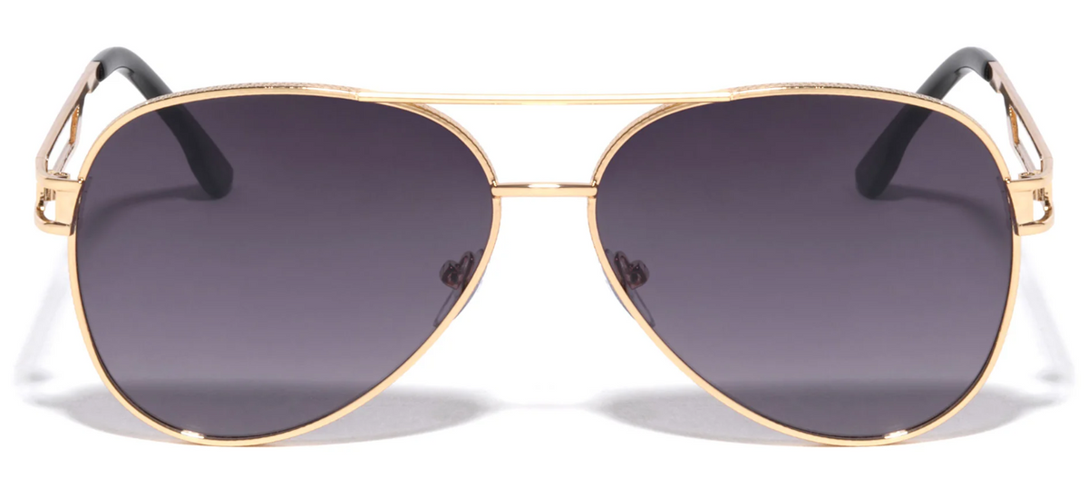 Sonnenbrille Aviator Brown Bar Rund
