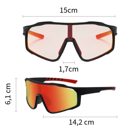 Photochrome Polarisierte Sport-Sonnenbrille | UV400 Schutz