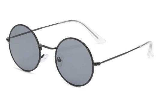 Sonnenbrille Retro schwarz