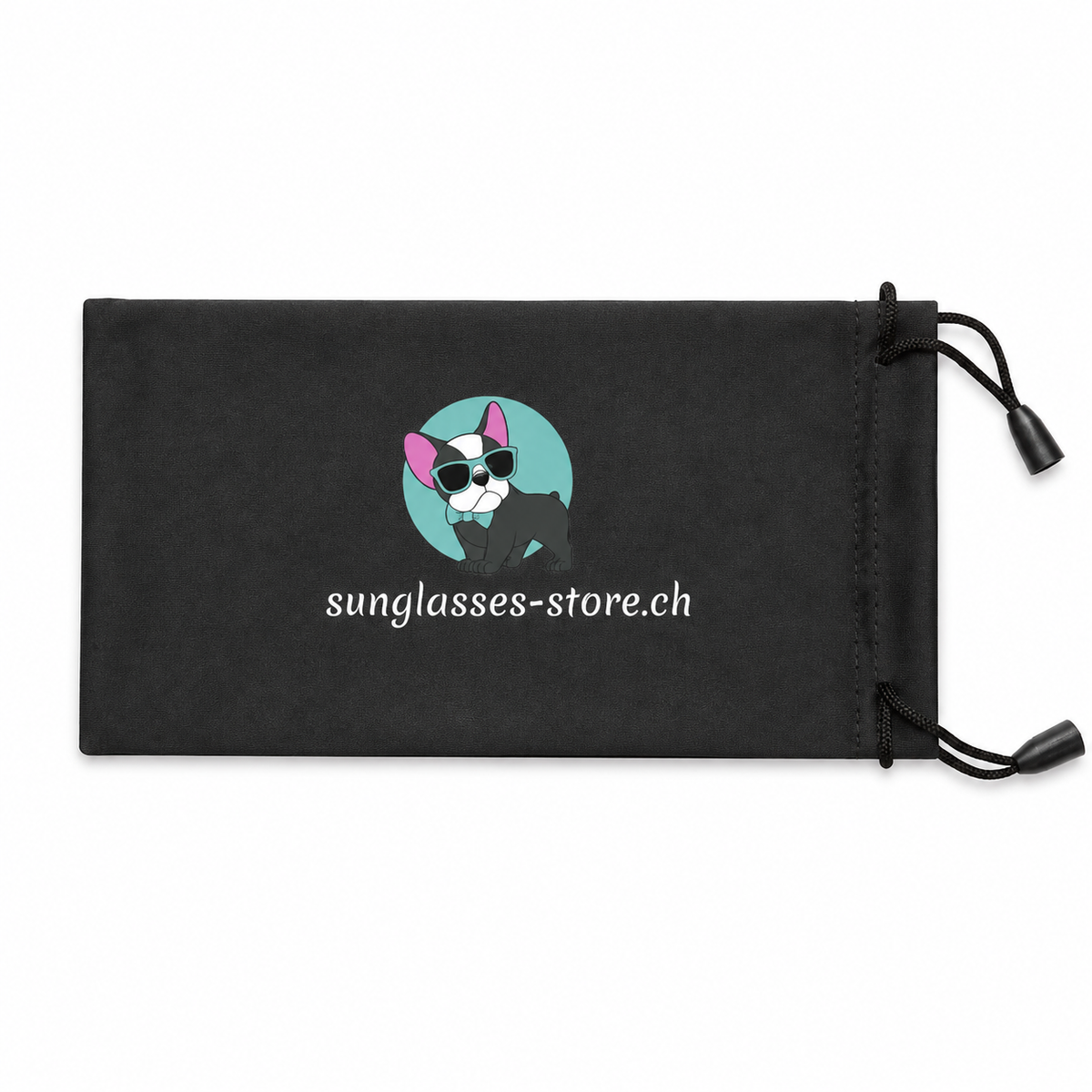 Bolsa de microfibra para gafas de sol negra