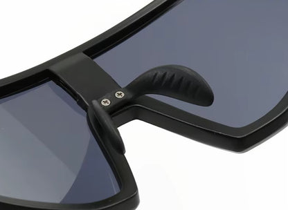 Sportbrille Schwarz/Grün