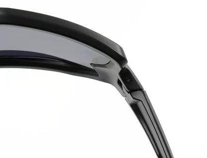 Sportbrille Schwarz/Grün