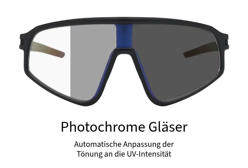 Photochrome Sport-Sonnenbrille | UV400 Schutz