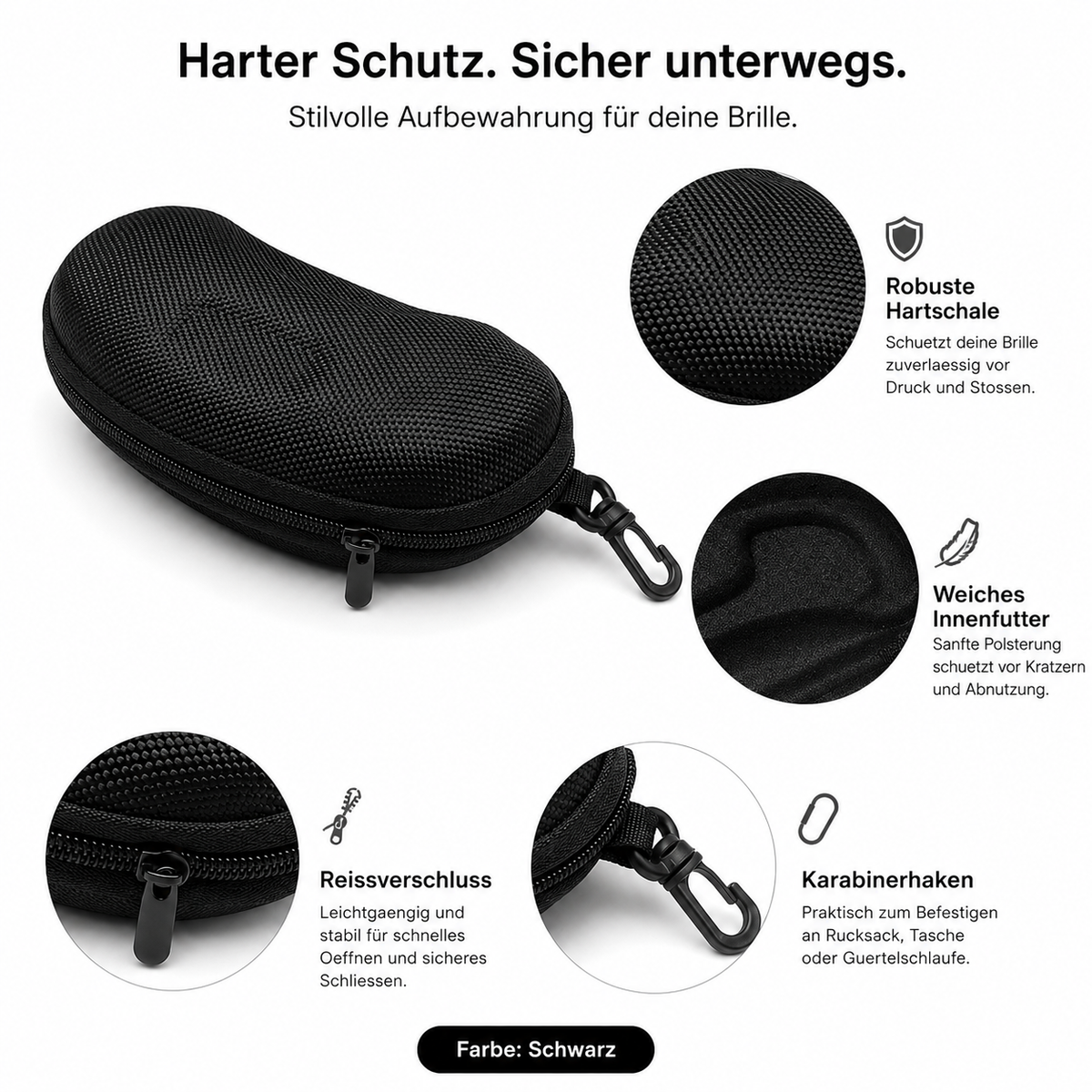 Brillenetui für Sportbrillen