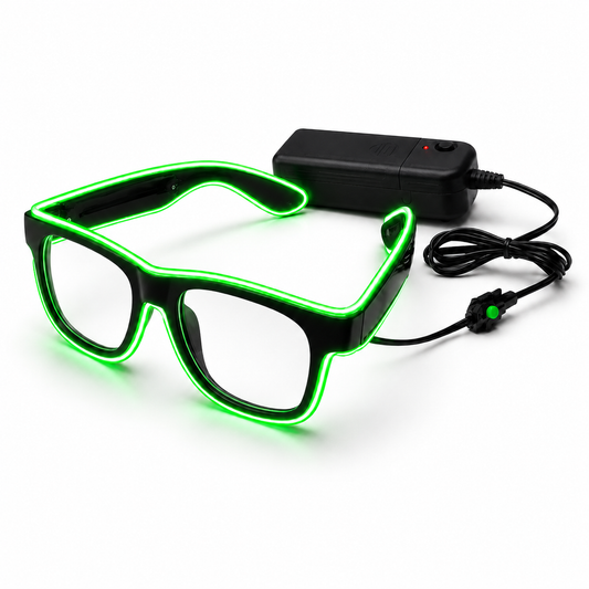 Leuchtende LED-Brille