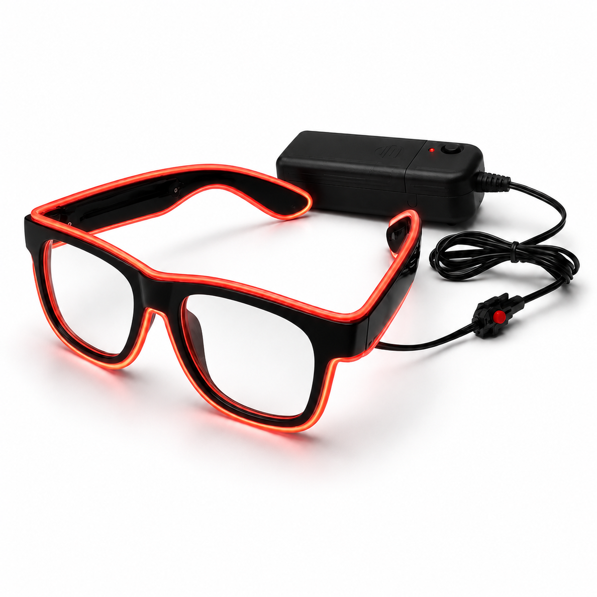 Leuchtende LED-Brille