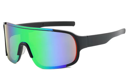 Sportbrille Schwarz Grün