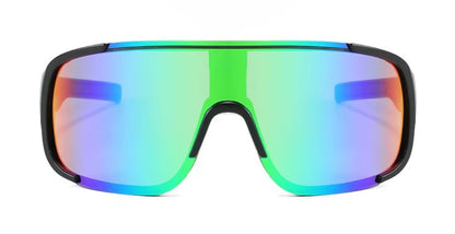 Sportbrille Schwarz Grün