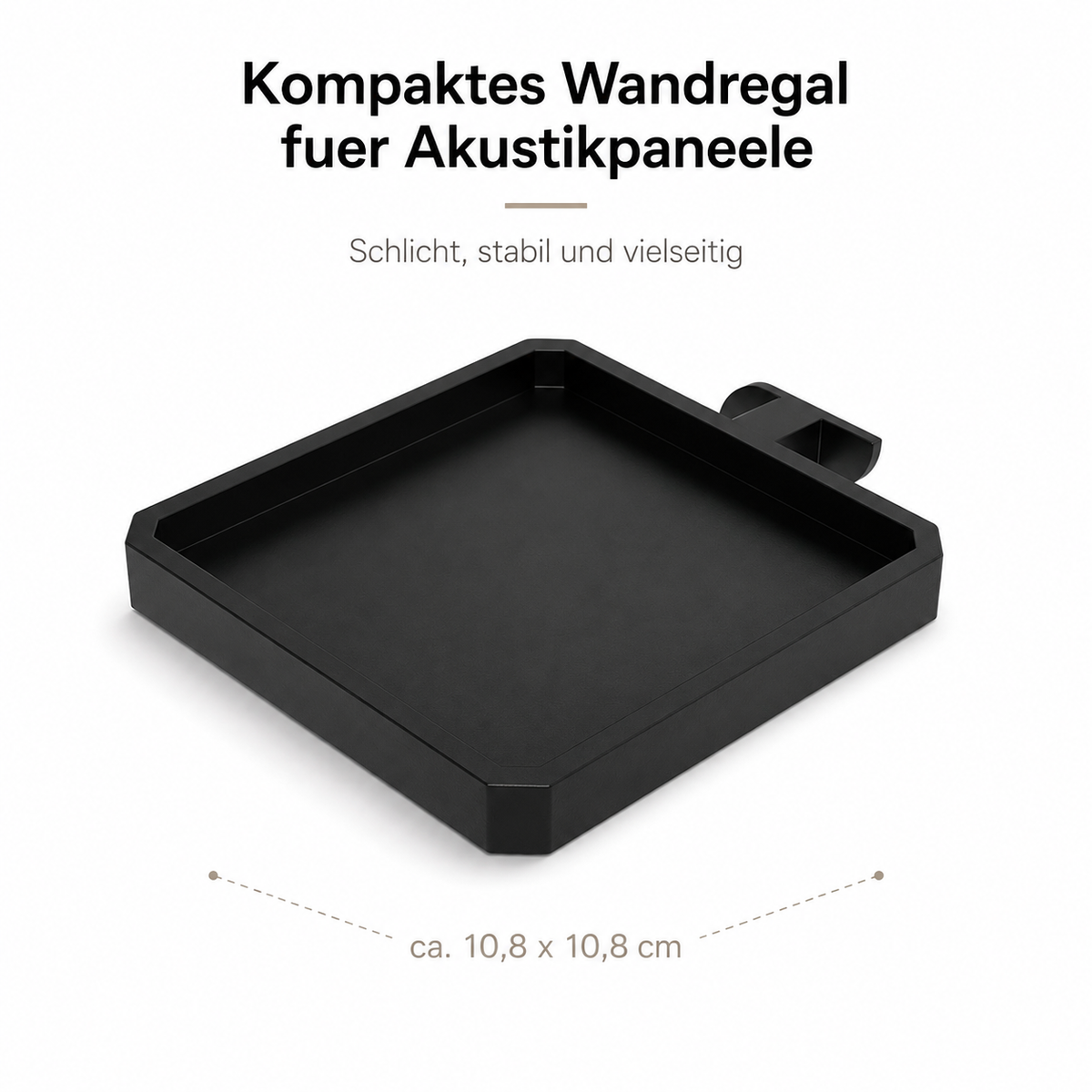 Wandregal für Akustikpaneele